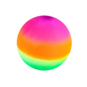 Offre Spéciale ballon de plage gonflable en PVC arc-en-ciel personnalisé de 10 pouces <span class=keywords><strong>jouet</strong></span> amusant pour les enfants - Product Image 1