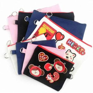 Customizable Embroidery <b>Patches</b> for DIY Canvas Cosmetic Bag Pencil Straps - Product Image 4