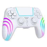 Manette de jeu sans fil Syytech BT avec éclairage RGB pour PS5, accessoires de joystick