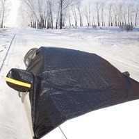 Pare-soleil magnétique pour pare-brise de voiture, protection contre la neige et la glace en hiver, couvre-pare-brise avant et arrière, accessoires extérieurs pour voiture