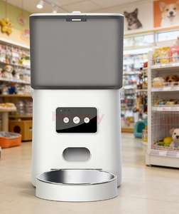 Distributeur de <span class=keywords><strong>nourriture</strong></span> pour animaux de compagnie portable, élégant et écologique, avec double objectif mégapixels MT2, roues rechargeables, compatible avec les bols et distributeurs de <span class=keywords><strong>nourriture</strong></span> pour animaux. - Product Image 1