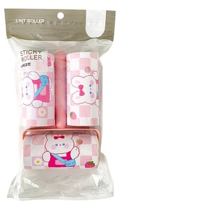 El nuevo juego de removedores de pelusas con diseño de dibujos animados incluye un removedor de pelusas de ropa desgarrable y reemplazable, y un removedor de pelusas con rodillo. - Product Image 5