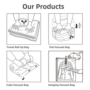 TAILI 2PCK Premium High Quality Strong Space Saver Bag Vacuum Compression Storage Bags for Clothes <strong>Big</strong> Bedding <strong>Closet</strong> Saving - Product Image 4