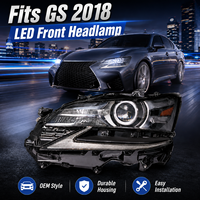 Pièces de rechange personnalisées NAFU pour LEXUS GS350 GS450h GS200t 2018 L10, ensemble de phares LED, LHD/RHD, phare LED à lentille unique