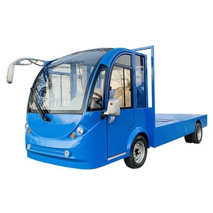 รถบรรทุกไฟฟ้าแบบพื้นเรียบ รุ่น FD0051 รับน้ำหนัก 1500 กก. ความเร็ว 30 กม./ชม. ขนาด 4300x1550x2050 มม. สำหรับใช้งานในพื้นที่โรงงานและสถานที่ท่องเที่ยว ปรับแต่งได้ - Product Image 1