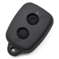 2 Buttons Vehicle Blank Key Case Locksmith Auto Replacement Remote Car Key Shell Accessories with Silicone Pad