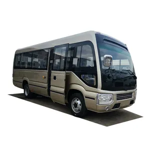 Luxury Coach Sightseeing Bus Coaster 7m 23-29 Seating Diesel Engine Best High Quality Bus for Government Tour
