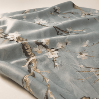 Tissu imprimé numérique 100% polyester à motifs fins pour rideaux, literie, coussins, textile de maison - Fournisseur en gros en rouleau