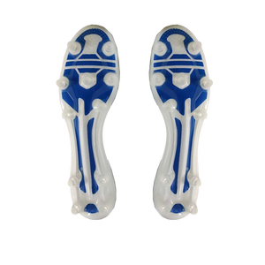 HT-9K0042 Suela de TPR para tacos de fútbol de color personalizado, diseño de tacos cortos, suela para zapatillas de fútbol para entrenamiento, Fábrica Jinjiang - Product Image 2