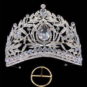<span class=keywords><strong>Diadème</strong></span> de la couronne <span class=keywords><strong>Miss</strong></span> philippe, offre spéciale, feuille en argent, spectacle de beauté - Product Image 3