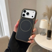 Coque de téléphone sans fil C0391 Jelly Magnetic Candy Color Skin Feel pour iPhone 16 17 Air 15 Pro 14 13 Pro Max 12 11 18