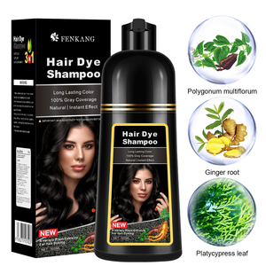 Couverture de teinture à usage domestique cheveux blancs bouteille OEM 500ml shampooing de teinture à bulles de cheveux pour la <span class=keywords><strong>coloration</strong></span> - Product Image 1