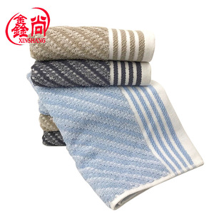 Xinshang Pure Cotton <b>Yarn</b> Dyed Striped Towel 35x75 Cm Soft Absorbent Face Hand Towel For Gift Use - Product Image 4