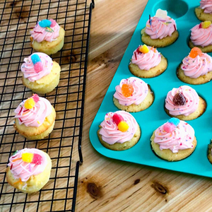 BPA miễn phí 24 ly nhỏ cupcake chảo thường xuyên Kích thước Silicone Muffin khuôn cấp thực phẩm không dính Silicone <span class=keywords><strong>Baking</strong></span> Pan bánh khuôn - Product Image 4