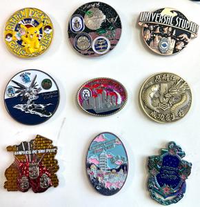 <span class=keywords><strong>Genshin</strong></span> <span class=keywords><strong>Impact</strong></span> Anime Enamel Challenge Coin Bookmarks Bookends Metal Coin Student Gift Home Decor Handicraft Ornament - Product Image 1