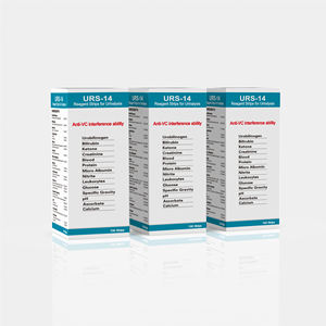 <span class=keywords><strong>Tiras</strong></span> Reactivas de Orina para Diagnóstico del Fabricante, 100 Unidades, 14 Parámetros, Tira Reactiva de Orina URS-14 - Product Image 3