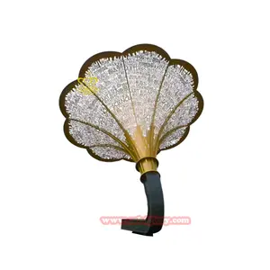 Modern garden music theme ornaments Metal crafts Laser cutting technology Stainless Steel Gramophone Sculpture