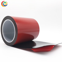 Ruban acrylique en mousse PE de 2mm d'épaisseur imperméable à l'eau adhésif découpé double face thermofusible et activé par l'eau