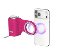 Poignée magnétique pour appareil photo COMITOK MOCA avec télécommande (20 m) pour stabilisateur/selfie en alliage d'aluminium