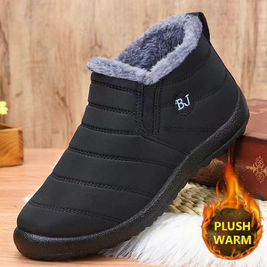 <span class=keywords><strong>Botas</strong></span> de algodón informales de invierno <span class=keywords><strong>para</strong></span> <span class=keywords><strong>hombre</strong></span>, zapatos de tela con aislamiento de felpa, suelas blandas y características de seguridad antideslizantes gruesas - Product Image 2