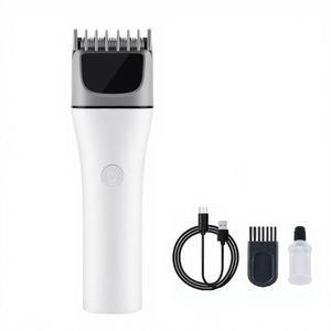 Hair Beard Trimmer <b>Men</b> 21 Length Adjustable Ceramic <b>Cutters</b> USB Rechargeable 1200mAh Cordless Electric Clippers - Product Image 1