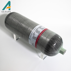Bombola <span class=keywords><strong>di</strong></span> <span class=keywords><strong>Gas</strong></span> Composita in Fibra <span class=keywords><strong>di</strong></span> Carbonio Avvolta ad Alta Pressione ALSAFE 300 bar 4500 psi 6,8 L - Product Image 3