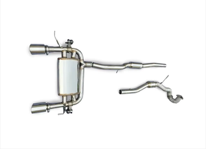 Système d'échappement intelligent Catback et modification du tuyau intermédiaire arrière en acier inoxydable 304SS, compatible avec <span class=keywords><strong>Audi</strong></span> <span class=keywords><strong>TT</strong></span> 8N <span class=keywords><strong>MK1</strong></span> 1.8T 20V <span class=keywords><strong>Turbo</strong></span> 1998-2006 - Product Image 5