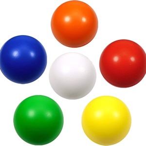 Pelota Antiestrés de PU de Alta Calidad, 63mm, Redonda, con Logotipo Personalizado, Juguetes Promocionales de Espuma de PU - Product Image 5