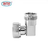 Usine directement 4.3/10 Mini Din prise mâle 90 degrés à 4.3-10 Mini Din femelle Jack RF coaxial adaptateur convertisseur connecteurs