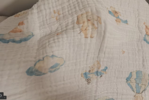 Comfortable Soft Absorbent 200TC Anti Dust Mite Swaddle Wrap 70x70cm Baby <b>Hooded</b> Bath <b>Towel</b> Made Cotton Cartoon Pattern - Product Image 3