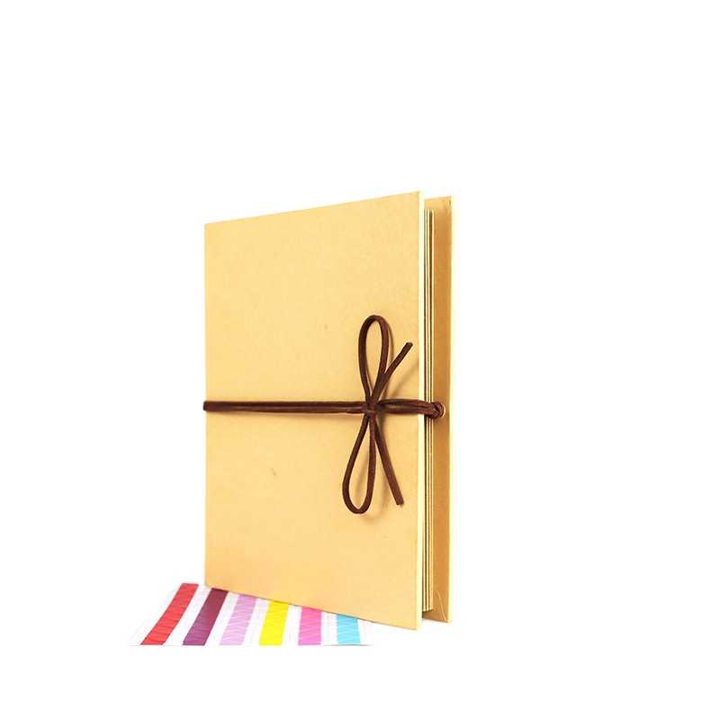 Альбом для фотографий «сделай сам» в твердой обложке из крафт-бумаги