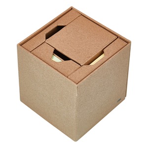 Custom Logo <b>Foldable</b> Kraft Paper <b>Desk</b> Organizer Cube Sticky Notes Memo Holder Page Flags for Corporate Promotional Gifts - Product Image 5