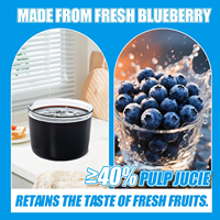 Vente en gros de jus concentré à la saveur de myrtille de 2.1kg sirop de fruits spécial pour les additifs alimentaires de boisson de thé à bulles