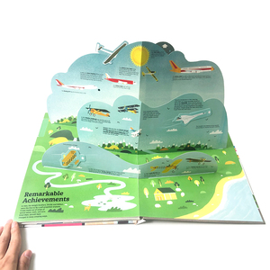 Livre interactif 3D pop-up pour enfants, avec impression personnalisée, thème dessin animé, en anglais, facile à utiliser, vente en gros d'usine - Product Image 3