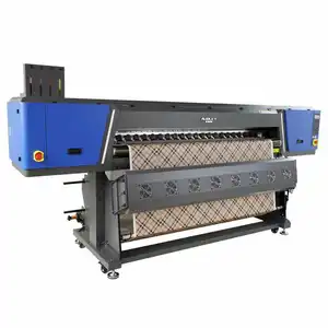 1,9 m breite Sublimation Wärmeübertragung Papierdrucker Rolle Stoff Sublimationsdruckmaschine für Kleidungsgewerbe mit CE-Druck