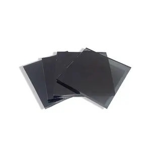 5mm dark grey tinted float glass with high quality for building glass