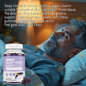 Gomitas de Magnesio SUNI OEM ODM de Marca Privada para un Sueño Profundo y Reparador, Suplemento con 5-HTP y <span class=keywords><strong>Melatonina</strong></span> para Hombres y Mujeres, Sueño Rápido - Product Image 6