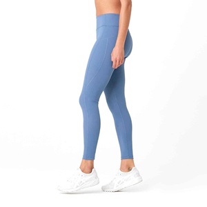 Pantalon de yoga et de course pour femme, taille haute élastique, longueur intégrale, respirant, en Spandex/Nylon 250-300 GSM, extensible dans quatre directions, imprimé, écologique - Product Image 3