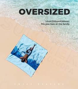 Manta de Playa Personalizada en Tamaño y Diseño, Material Suave y Resistente, Ligera y Portátil - Product Image 6