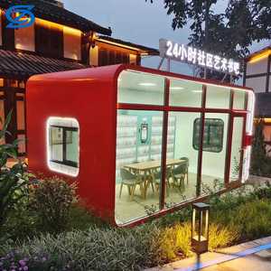 Cápsula espacial flotante de 18 metros cuadrados para <span class=keywords><strong>casas</strong></span>, tienda de libros, cápsula de Apple, tienda de conveniencia móvil - Product Image 2