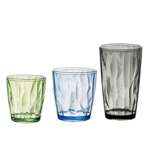 <b>Reusable</b> Acrylic Diamond Texture Colorful Lightweight Durable Party Bar Restaurant Drinkware Tumbler <b>Cup</b> - Product Image 5
