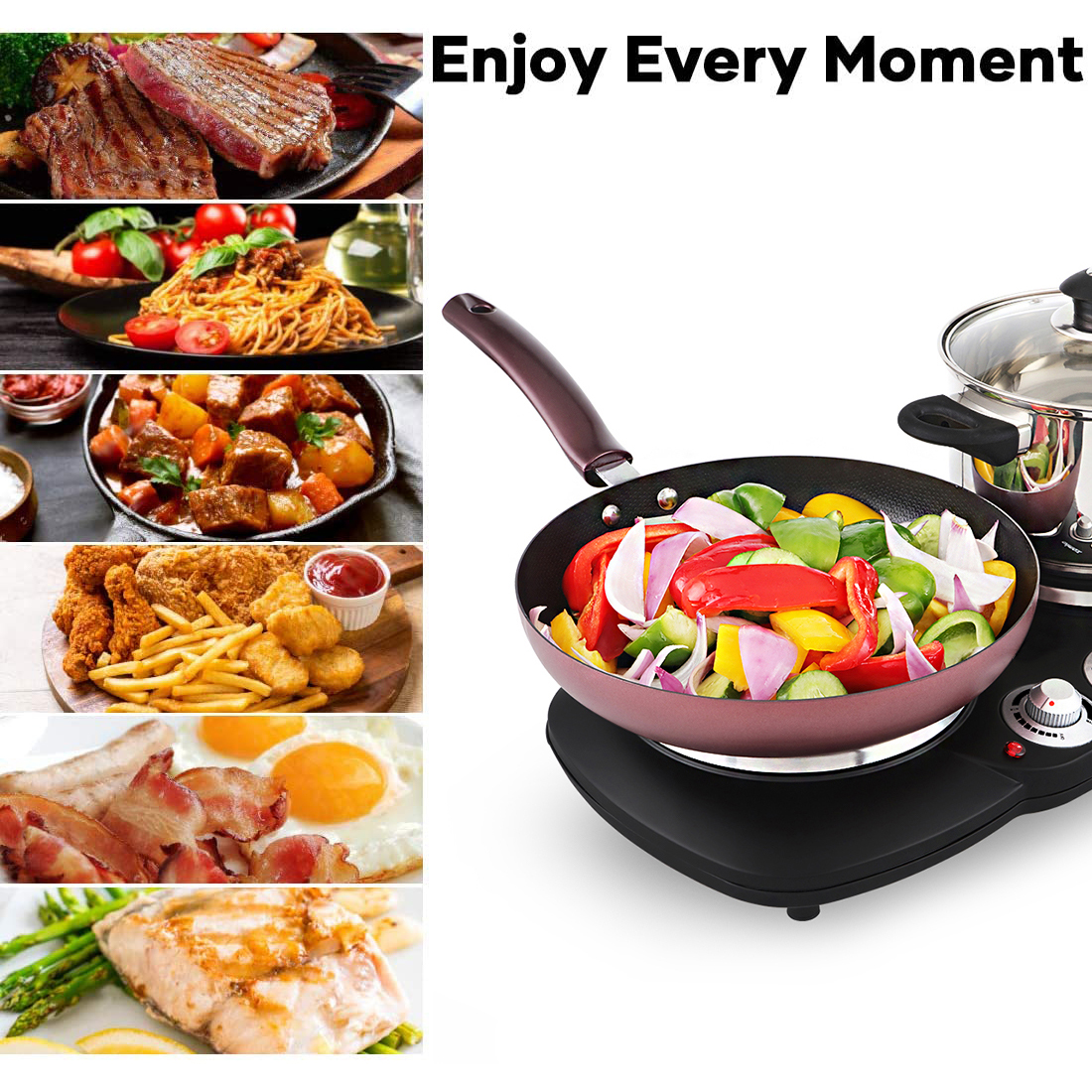 電気火鉢 セラミック 七輪 28cmタイプ 焼き網付き ECOPOWER SHICHIRIN