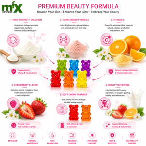 Gummies de collagène au lait à marque privée avec peptides de collagène haute puissance pour l'éclat de la peau et supplément de beauté pour femmes - Product Image 4