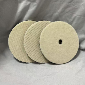 Esponja de pulido para coche de 6/7 pulgadas (150 mm), 3 pasos, almohadilla de pulido de lana corta, alta calidad, eficiente, superficie lisa, 100% lana - Product Image 6