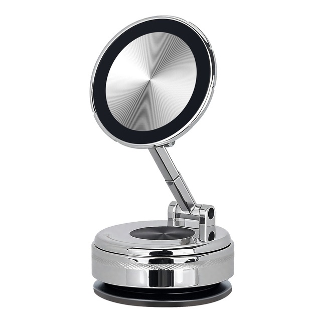 Heavy Duty N54 Vacuum Magnetic Car Mount All-Metal Dashboard Phone Holder for Fleet & Logistic Truck, High Suction Car Holder