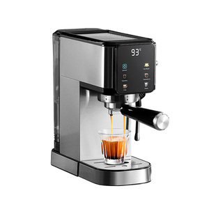 Macchina per Caffè Espresso Semi-Automatica Elettrica, 20 Bar di Pressione, Acciaio Inox, Controllabile tramite App, per Uso Domestico, Alberghiero e in Auto - Product Image 1