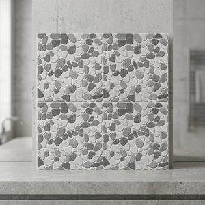 Azulejos de Cerámica para Piso, Serie Punch, Diseño Moderno a Cuadros, 300x300mm, Acabado Mate, para Interiores de Cocina - Product Image 5