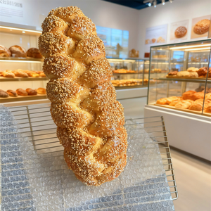 42cm Large Plastic Crafts Fried Dough Twists Shaped Plait Bread Crispy Honey Shell Whole Wheat Toast Peanut Crushed Plastic - Product Image 6