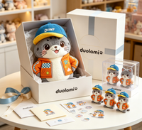 Peluche personnalisée en forme de phoque, jouet en peluche doux pour cadeau promotionnel, peluche personnalisée