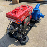 Pompe à boue de dragage de fond de rivière, moteur diesel marin, machine d'aspiration de sable de 3 pouces et 4 pouces